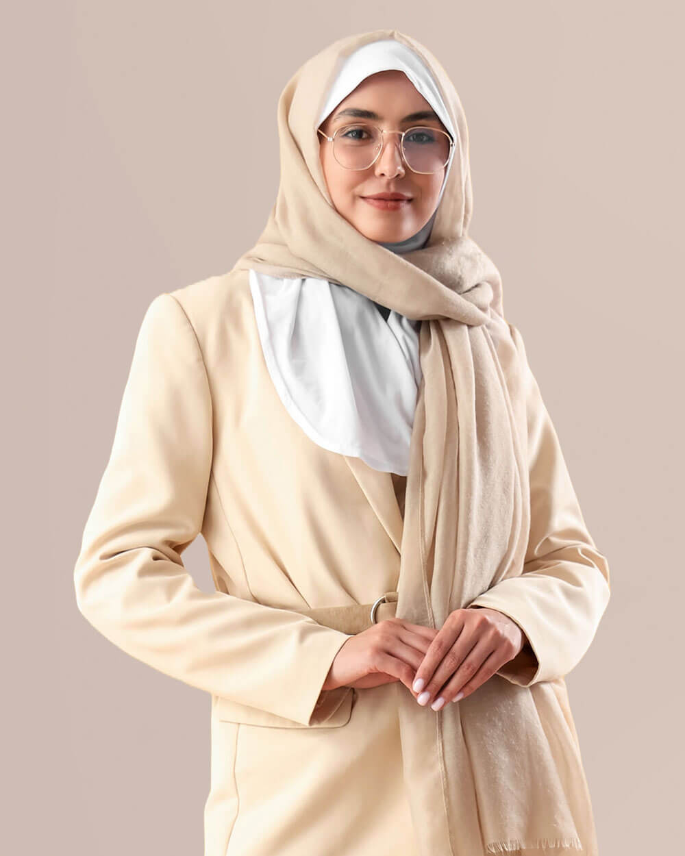 Regular Fit Solid Blazer - Gray, L