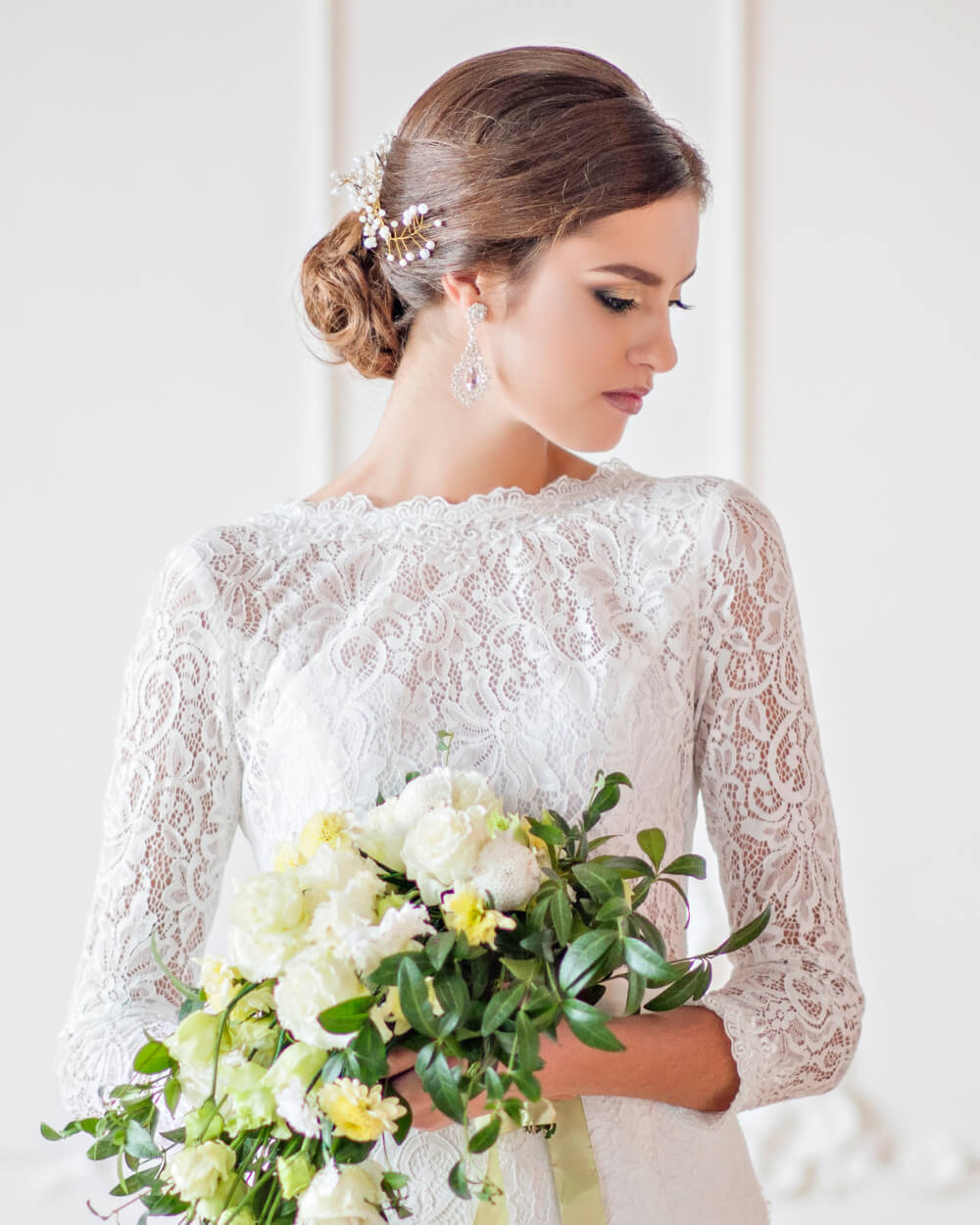 White Bridal Gown - White, XL